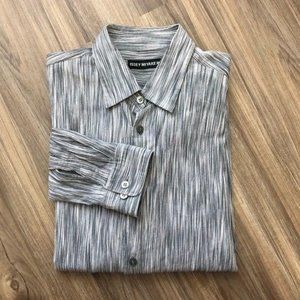Issey Miyake Men Pleats Please Striped Button Down